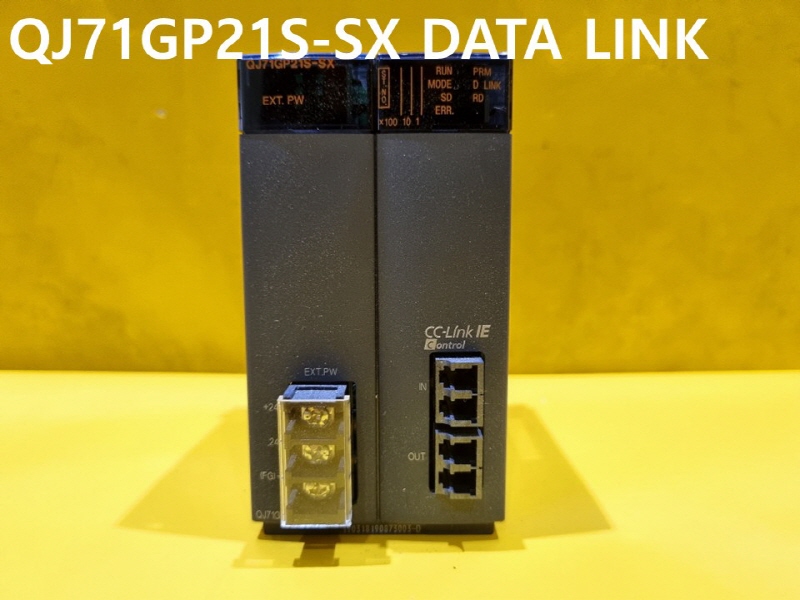 미쓰비시 QJ71GP21S-SX DATA LINK UNIT 시리얼19 중고 PLC CNC부품