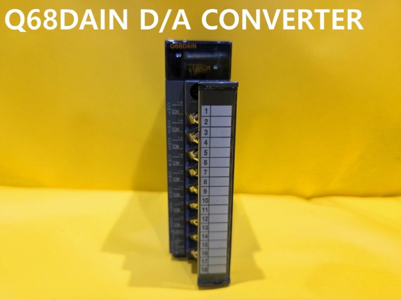 미쓰비시 Q68DAIN 시리얼17 중고PLC