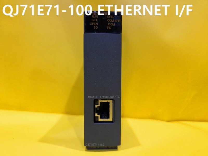 미쓰비시 QJ71E71-100 시리얼13 ETHERNET I/F 중고PLC