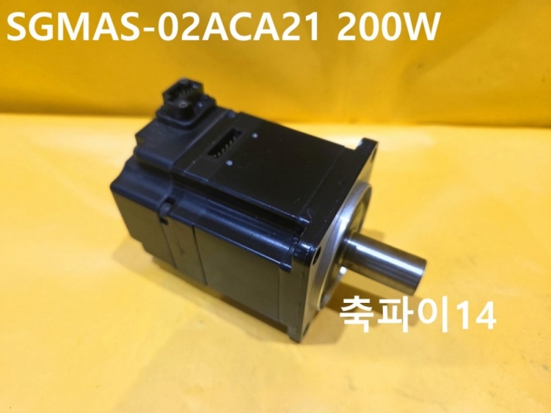 야스카와 SGMAS-02ACA21 200W 중고 서보모터