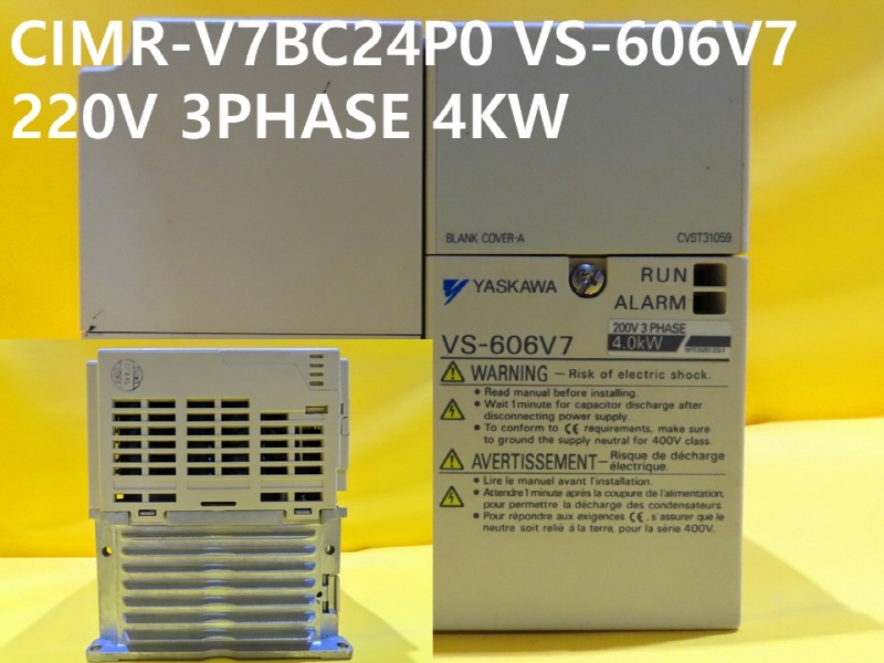 ߽ī CIMR-V7BC24P0 VS-606V7 220V 3PHASE 4KW ߰ ι