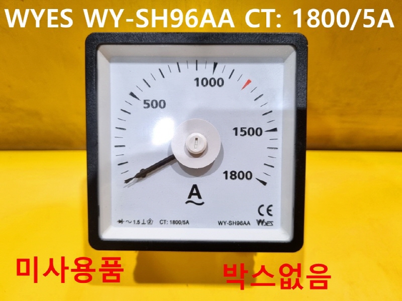 WYES WY-SH96AA CT: 1800/5A 미사용품 판넬메타 AC AMMETR 자동화부품