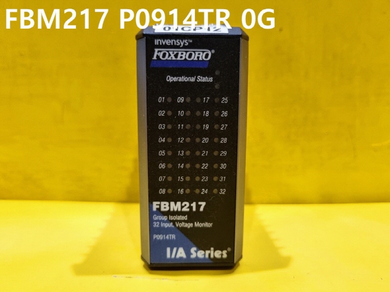 FOXBORO FBM217 P0914TR 0G 중고 모듈