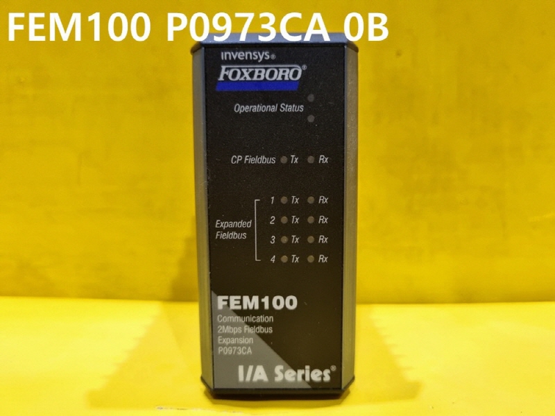 FOXBORO FEM100 P0973CA 0B 중고 모듈