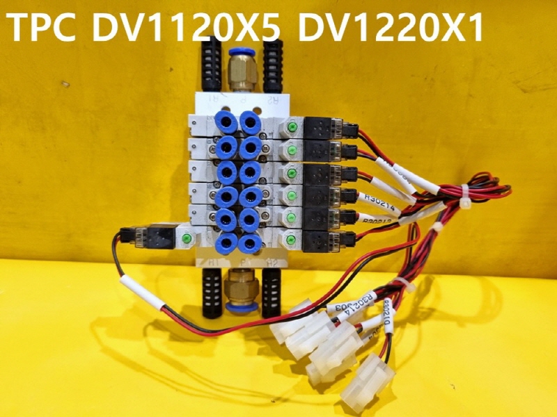TPC DV1120X5 DV1220X1 DC24V 중고 솔밸브 1SET가격 CNC부품