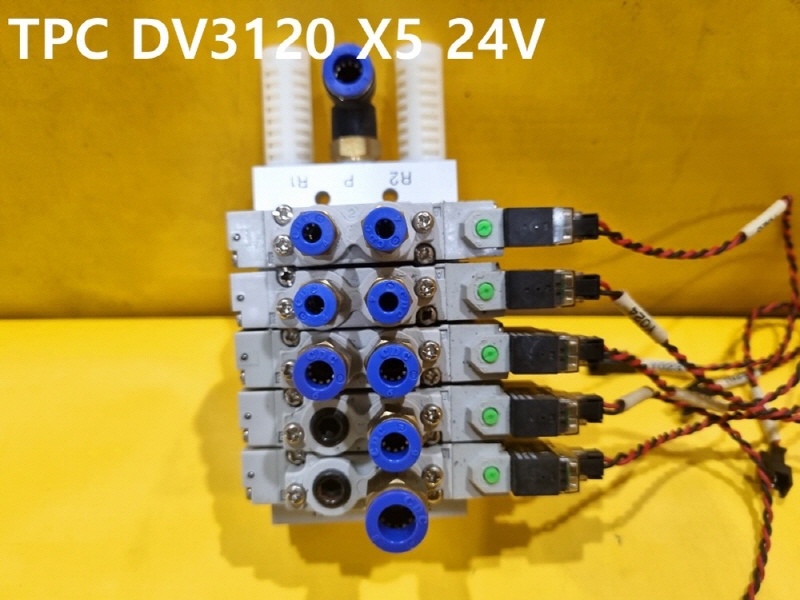 TPC DV3120 X5 24V DC24V 중고 솔밸브 1SET가격 CNC부품
