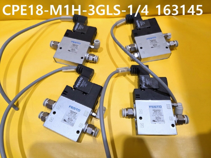 FESTO CPE18-M1H-3GLS-1/4 163145 중고 솔밸브 대당가