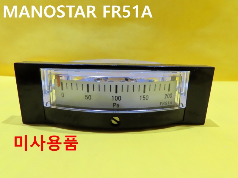 MANOSTAR FR51A 차압계 미사용품 FA부품