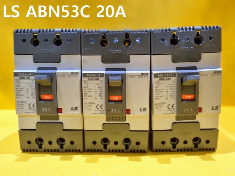 LS ABN53C 20A 중고 배선용차단기 3대가격 자동화부품