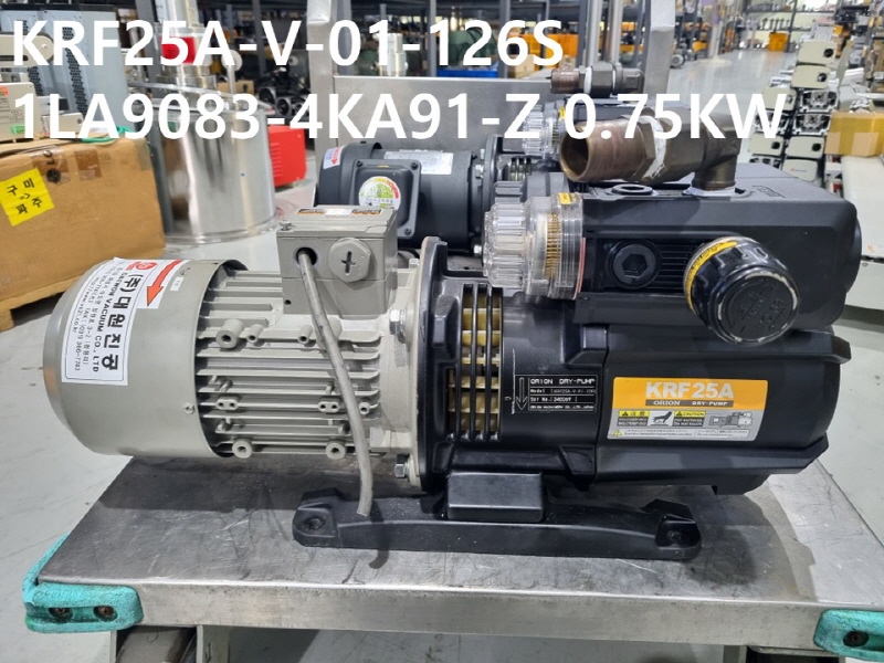 오리온 KRF25A 1LA9083-4KA91-Z 진공펌프 드라이 중고 산업용부품