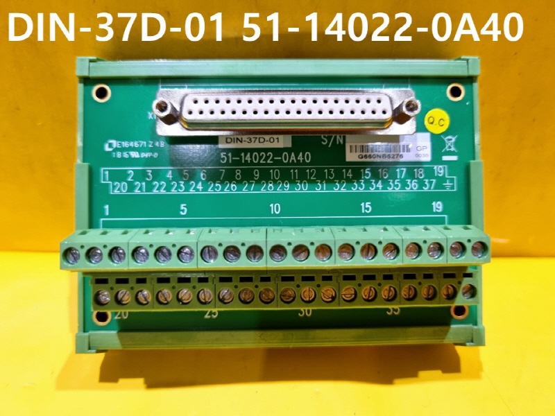 ADLINK DIN-37D-01 모듈 터미널 중고 자동화부품