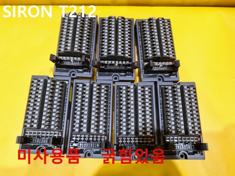 SIRON T212 터미널 블럭 미사용품 대당가 공장자동화